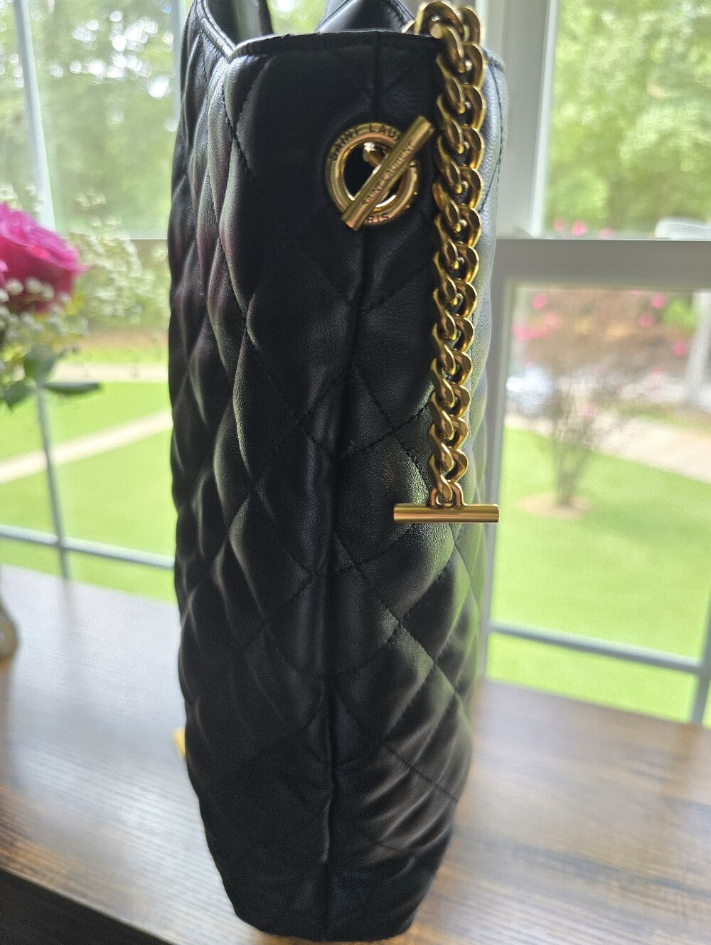 Saint Laurent Quilted Lambskin Maxi Icare Shopping Bag - Picture 3 of 16